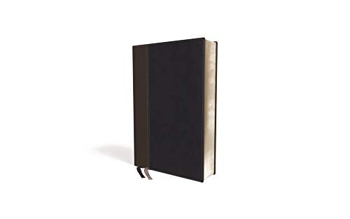 NIV, Personal Size Bible, Large Print, Leathersoft, Black, R