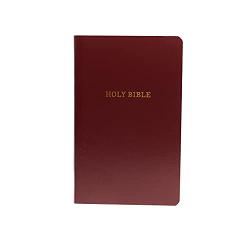 KJV, Gift and Award Bible, Leather-Look, Burgundy, Red Letter, Comfort Print: Holy Bible, King James Version