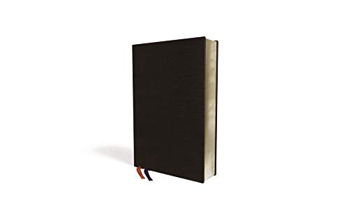 Nasb, Thinline Bible, Large Print, Bonded Leather, Black, Red Letter Edition, 1995 Text, Comfort Print