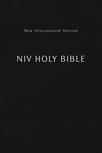 Holy Bible: New International Version, Black, Comfort Print