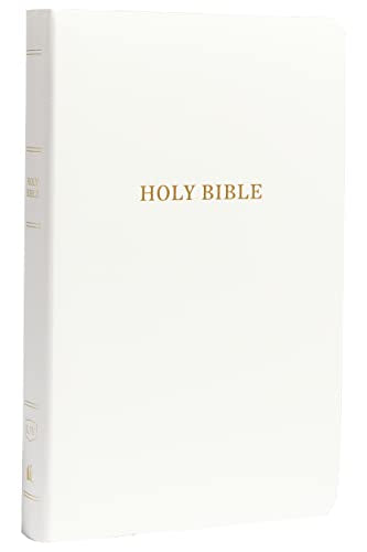 KJV, Gift and Award Bible, Leather-Look, White, Red Letter, Comfort Print: Holy Bible, King James Version