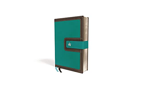 Holy Bible: New International Version, Turquoise/Chocolate, Leathersoft, Thinline, Red Letter