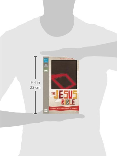 The Jesus Bible: New International Version Italian Duo-Tone, Chocolate/Red, Discover Jesus in Every Book of the Bible; Ribbon Marker