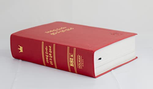 Lifeway Telugu Study Bible, Red Leather Touch Study Bible with QR Code, Study Notes with Maps, Charts & Illustrations, Easy to Carry Spiritual Devotions & Essays