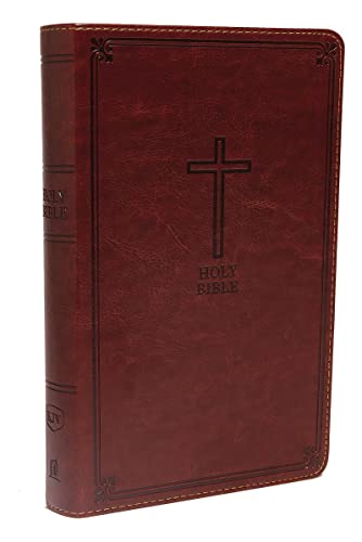 KJV, Deluxe Gift Bible, Leathersoft, Brown, Red Letter, Comfort Print: Holy Bible, King James Version
