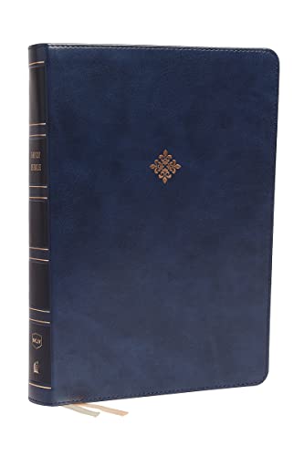 NKJV Holy Bible, Super Giant Print Reference Bible, Blue Leathersoft, 43,000 Cross references, Red Letter, Comfort Print: New King James Version: Holy Bible, New King James Version