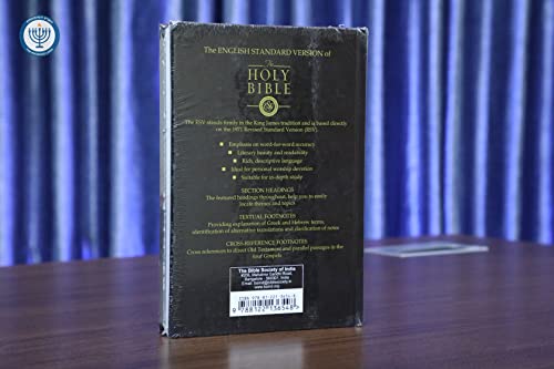 THE HOLY BIBLE (ESV) LARGE PRINT EDITION Contains Old and New Testament BSI