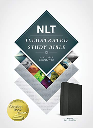 NLT Illustrated Study Bible Tutone Black/Onyx