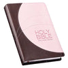 KJV Standard Size Lux-Leather Pink/Brown