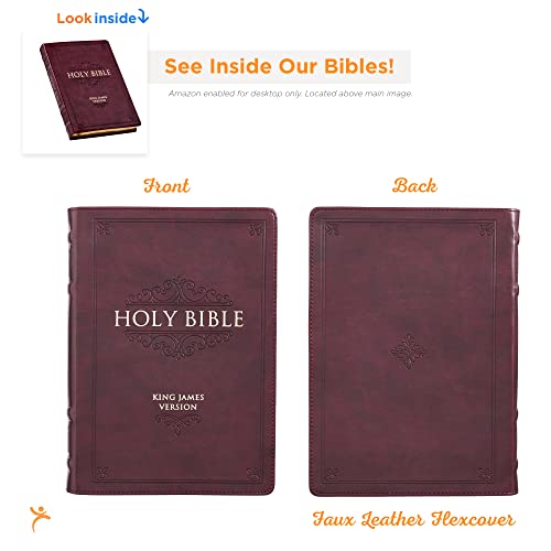 KJV Bible Thinline Burgundy