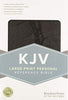 KJV Reference Bible, Personal Size, Large Print, Charcoal