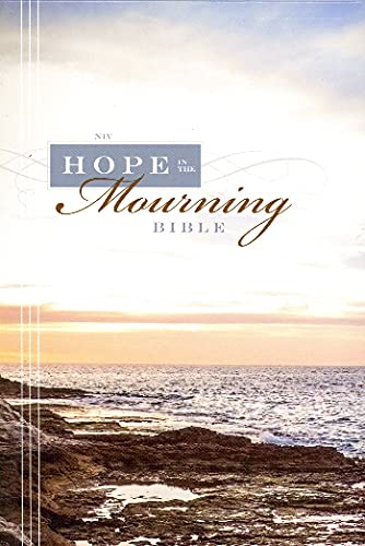 NIV HOPE IN THE MOURNING BIBLE CHARCOAL