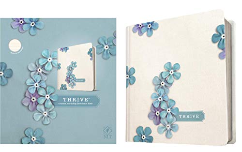 NLT THRIVE Creative Journaling Devotional Bible, Flowers: New Living Translation, Creative Journaling Devotional Bible