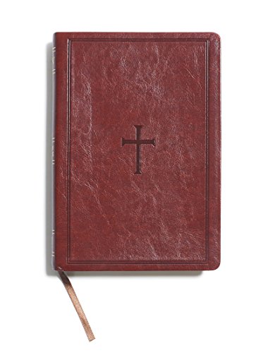 KJV Large Print Ultrathin Reference Bible, Brown LeatherTouch