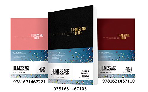 Message Gift and Award Bible, Burgundy