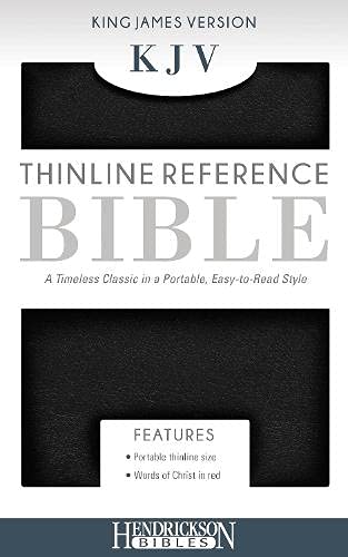 KJV Thinline Bible: King James Version, Black, Imitation Leather, Thinline Reference