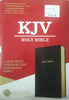 KJV Large Print Personal Size Reference Bible Black Leathertouch