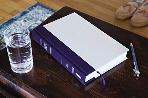 Holy Bible: New International Version, Thinline Reference, Blue/Tan Cloth over Board, Red Letter Edition, Comfort Print