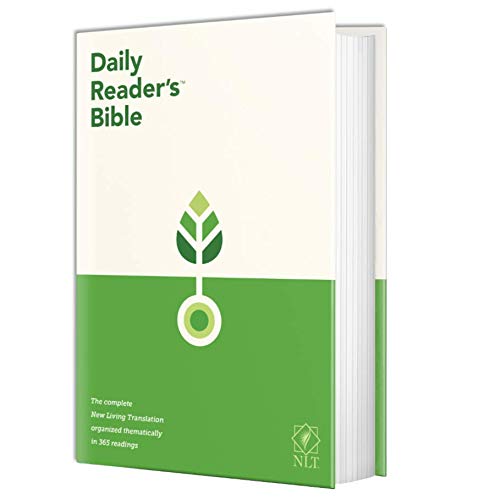 NLT Daily Reader's Bible (Red Letter, Hardcover)