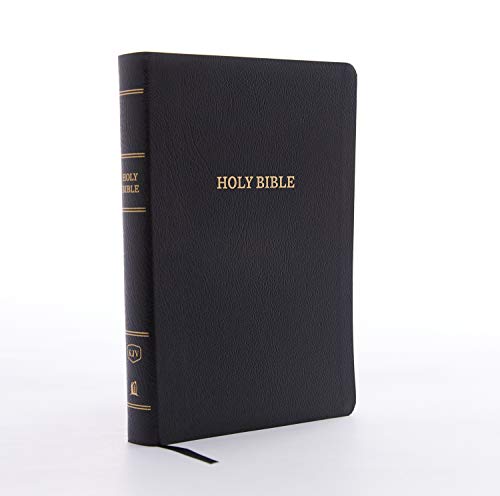 KJV Holy Bible, Giant Print Center-Column Reference Bible, Black Bonded Leather, 53,000 Cross References, Red Letter, Comfort Print: King James Version: Holy Bible, King James Version