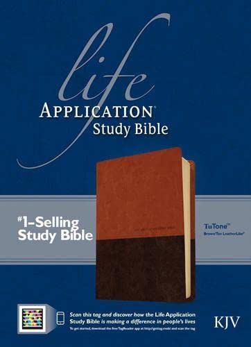 KJV Life Application Study Bible Brown/Tan, Indexed: King James Version, Brown / Tan Tutone, Leatherlike