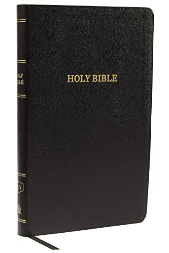 KJV, Thinline Reference Bible, Leather-Look, Black, Red Letter, Comfort Print: Holy Bible, King James Version