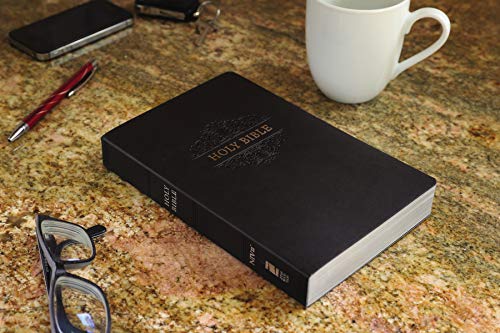 NIV, Holy Bible, Soft Touch Edition, Leathersoft, Black, Com