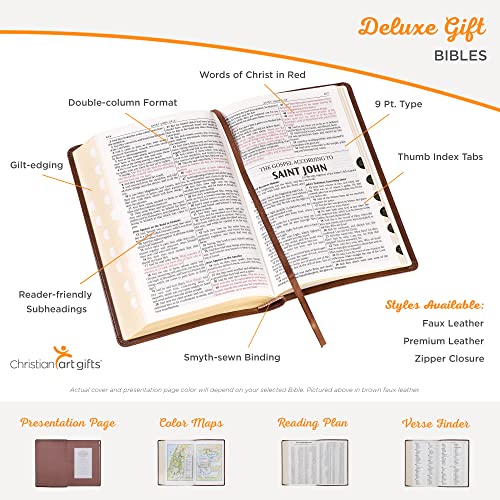 KJV Gift Edition Bible Brown