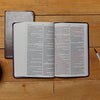 KJV, Value Thinline Bible, Large Print, Leathersoft, Gray, Red Letter, Comfort Print: Holy Bible, King James Version