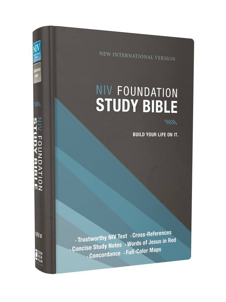 NIV, Foundation Study Bible, Hardcover, Red Letter Edition Hardcover – Illustrated