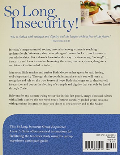 So Long, Insecurity Group Experience Leader'S Guide