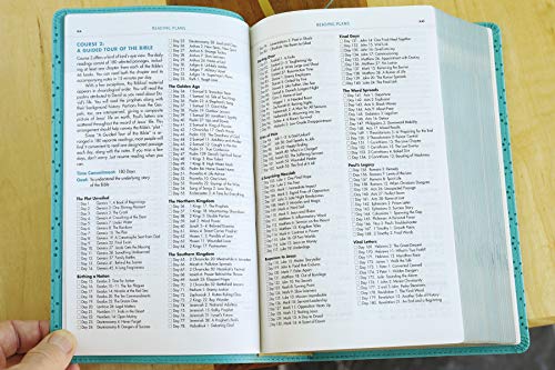 Quest Study Bible: New International Version, Teal, Leathersoft, Comfort Print, Personal Size