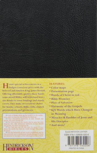 KJV Gift & Award Bible: King James Version, Black, Imitation Leather, Gift & Award