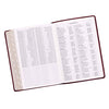 KJV Super Giant Print Red Letters with Thumb-Indexing Burgun