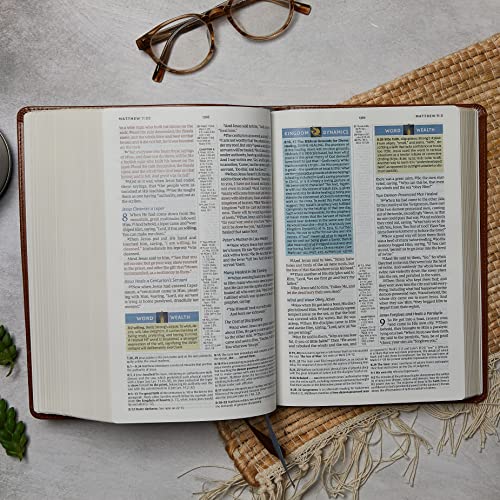 NKJV, Spirit-Filled Life Bible, Third Edition, Leathersoft, Brown, Red Letter, Comfort Print: Kingdom Equipping Through the Power of the Word