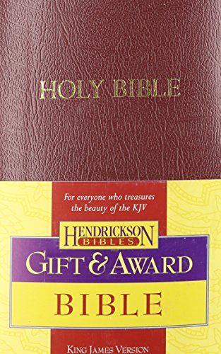KJV Gift and Award Bible - Burgundy: King James Version, Burgundy, Imitation Leather, Gift & Award