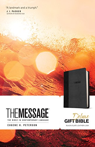 Message Deluxe Gift Bible, Black: The Bible in Contemporary Language