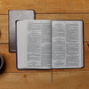 KJV, Thinline Bible, Large Print, Leathersoft, Black, Red Letter, Comfort Print: Holy Bible, King James Version