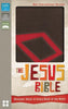 The Jesus Bible: New International Version Italian Duo-Tone, Chocolate/Red, Discover Jesus in Every Book of the Bible; Ribbon Marker