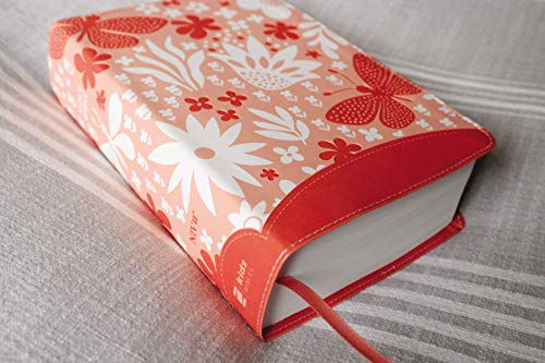 Holy Bible: New International Version, Coral, Leathersoft, Giant Print Bible for Girls, Comfort Print