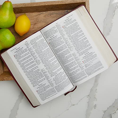 KJV Study Bible, Large Print, Bonded Leather, Black, Red Letter: Second Edition