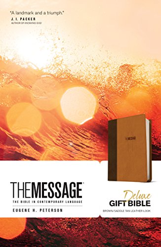 Message Deluxe Gift Bible, Brown: The Bible in Contemporary Language