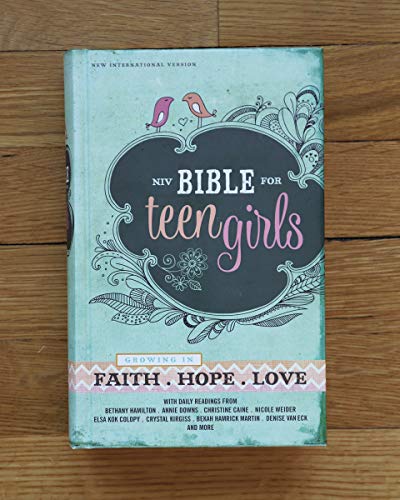 NIV BIBLE TEEN GIRLS HC