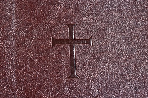 KJV Large Print Ultrathin Reference Bible, Brown LeatherTouch