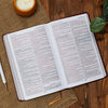 KJV, Deluxe Gift Bible, Leathersoft, Gray, Red Letter, Comfort Print: Holy Bible, King James Version