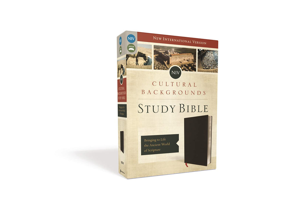 Cultural Backgrounds Study Bible: New International Version, Black, Bonded Leather, Bringing to Life the Ancient World of Scripture Bonded Leather – Illustrated