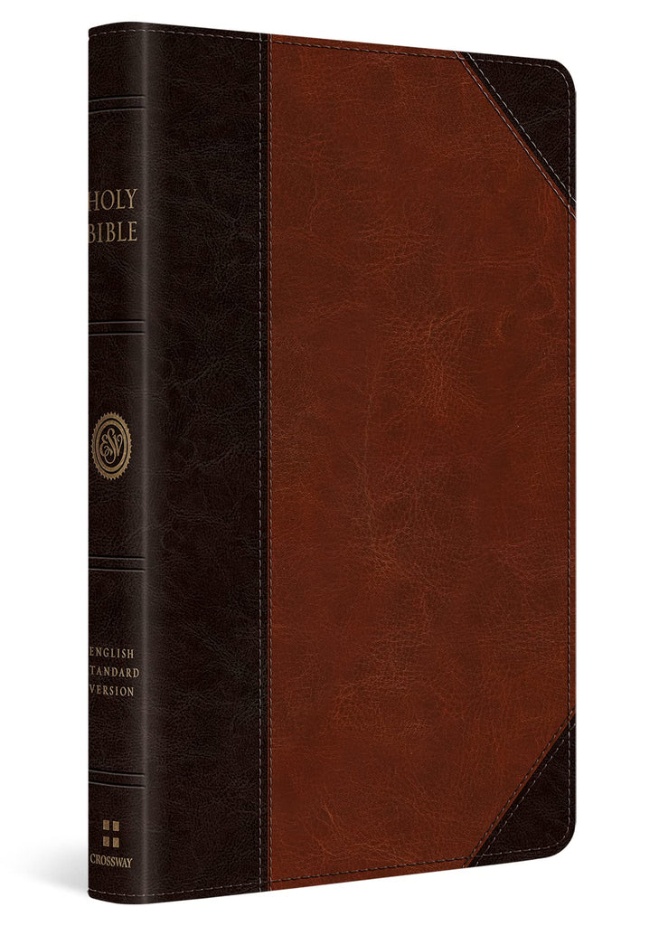 Holy Bible: English Standard Version (ESV): English Standard Version, Brown/Cordovan, Portfolio Design, Red Letter, Thinline Trutone Imitation Leather – Import, 26 November 2009