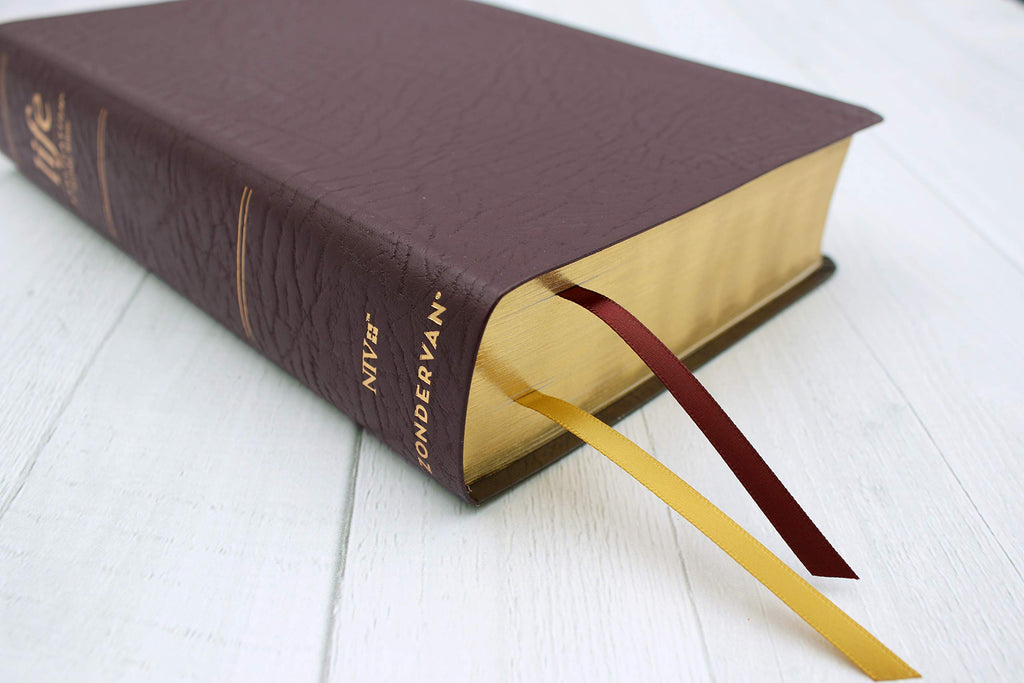 Life Application Study Bible: New International Version, Burgundy, Bonded Leather, Red Letter Edition, Gold Edge (NIV Life Application Study Bible, Third Edition) Bonded Leather