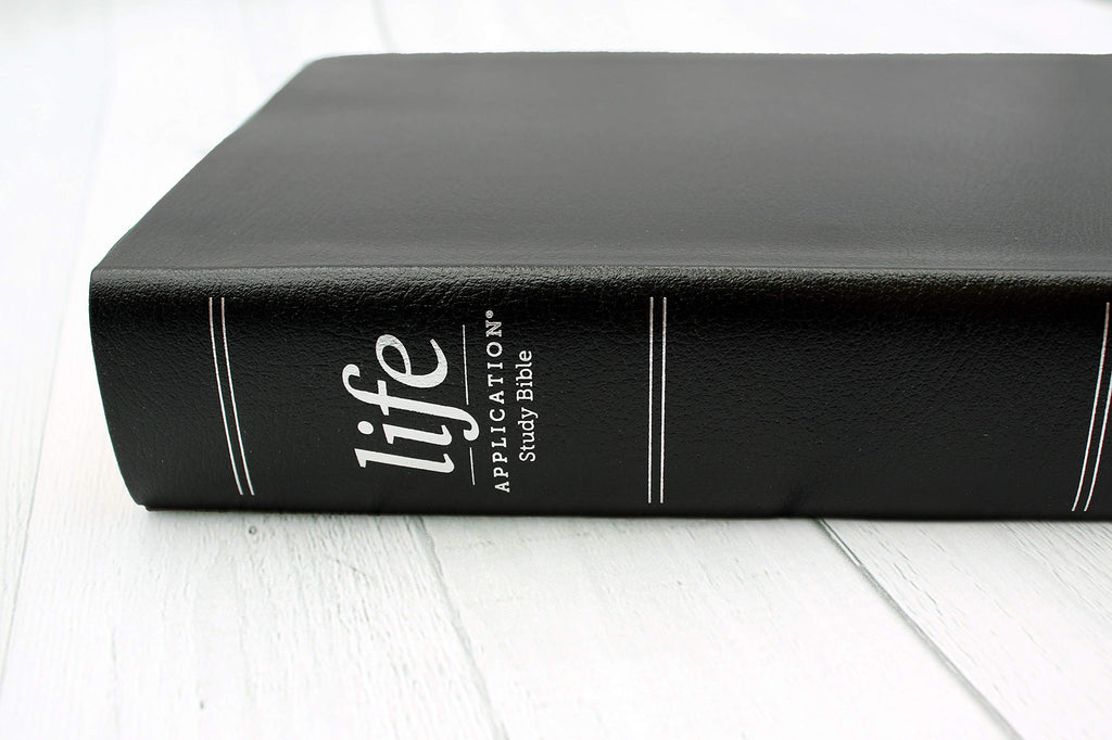 Life Application Study Bible: New International Version, Black Bonded Leather, Red Letter Bonded Leather – 1 October 2019