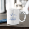 Be strong Mug - Sip with Scripture: Christian Coffee Mugs for Daily Inspiration - Special Gift for Christian Friends